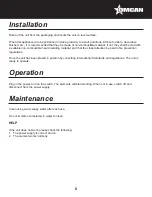 Preview for 6 page of Omcan FW-CN-0300-C Instruction Manual