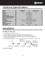 Preview for 6 page of Omcan FW-CN-0533-B Instruction Manual