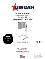 Omcan FW-CN-0533 Instruction Manual preview