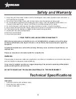 Preview for 5 page of Omcan FW-CN-0825 Instruction Manual