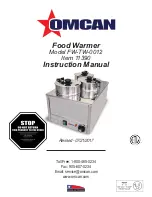 Omcan FW-TW-0012 Instruction Manual preview