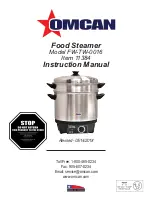 Omcan FW-TW-0016 Instruction Manual preview