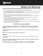 Preview for 5 page of Omcan FW-TW-0016 Instruction Manual