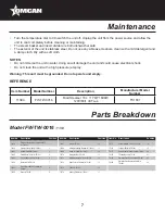 Preview for 7 page of Omcan FW-TW-0016 Instruction Manual