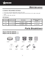 Preview for 7 page of Omcan FW-TW-5000-B Instruction Manual