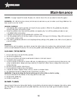 Preview for 15 page of Omcan GR-CN-0914 Instruction Manual