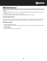 Preview for 16 page of Omcan GR-CN-0914 Instruction Manual