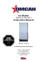 Omcan IC-CN-0012 Instruction Manual preview