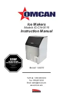 Omcan IC-CN-0016 Instruction Manual preview