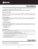 Preview for 11 page of Omcan IC-CN-0016 Instruction Manual