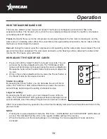 Preview for 13 page of Omcan IC-CN-0016 Instruction Manual