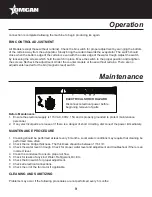 Preview for 9 page of Omcan IC-CN-0040 Instruction Manual