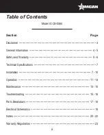 Preview for 2 page of Omcan IC-CN-0060 Instruction Manual