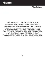 Preview for 3 page of Omcan Imbera G319 Instruction Manual