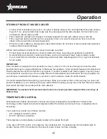 Preview for 17 page of Omcan Imbera G319 Instruction Manual