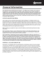 Предварительный просмотр 4 страницы Omcan Imbera VR08 Instruction Manual
