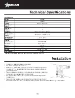 Preview for 11 page of Omcan Imbera VR08 Instruction Manual