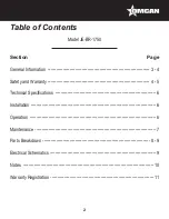 Preview for 2 page of Omcan JE-BR-1750 Instruction Manual