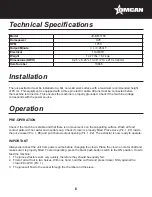 Preview for 6 page of Omcan JE-BR-1750 Instruction Manual