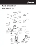 Предварительный просмотр 8 страницы Omcan JE-BR-1750 Instruction Manual