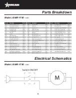 Предварительный просмотр 9 страницы Omcan JE-BR-1750 Instruction Manual