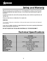 Preview for 5 page of Omcan JE-CN-0020 Instruction Manual