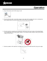 Предварительный просмотр 7 страницы Omcan JE-CN-0020 Instruction Manual