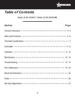 Preview for 2 page of Omcan JE-ES-0028N-T Instruction Manual