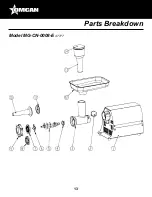 Preview for 13 page of Omcan MG-CN-0008-E Instruction Manual