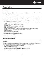 Предварительный просмотр 6 страницы Omcan MG-CN-0010 Instruction Manual