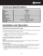 Preview for 6 page of Omcan MG-IT-0022 Instruction Manual