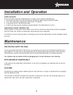 Preview for 8 page of Omcan MG-IT-0022 Instruction Manual