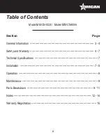 Preview for 2 page of Omcan MM-CN-0020 Instruction Manual