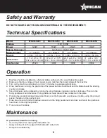 Предварительный просмотр 6 страницы Omcan MS-CN-0220 Instruction Manual