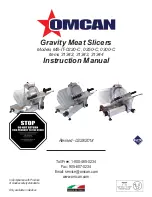 Preview for 1 page of Omcan MS-IT-0220-C Instruction Manual