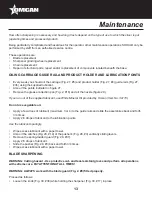 Preview for 13 page of Omcan MS-IT-0250-M Manual