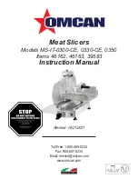 Предварительный просмотр 1 страницы Omcan MS-IT-0300-CE Instruction Manual