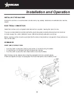 Предварительный просмотр 9 страницы Omcan MS-IT-0300-V, MS-0330-V,MS-0350-V, MS-0370-V Instruction Manual