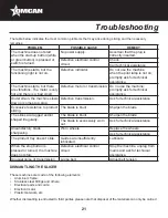 Предварительный просмотр 21 страницы Omcan MS-IT-0300-V, MS-0330-V,MS-0350-V, MS-0370-V Instruction Manual