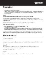 Предварительный просмотр 8 страницы Omcan MS-IT-0313-H Instruction Manual