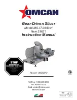 Предварительный просмотр 1 страницы Omcan MS-IT-0350-H Instruction Manual