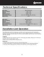 Preview for 6 page of Omcan MSSM42 (13155) Instruction Manual