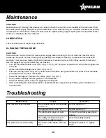 Предварительный просмотр 12 страницы Omcan MT-IT-370 Instruction Manual