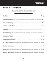 Preview for 2 page of Omcan MX-CN-0007-G Instruction Manual