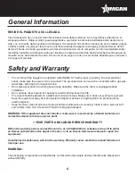 Preview for 4 page of Omcan MX-CN-0007-G Instruction Manual