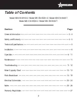 Предварительный просмотр 2 страницы Omcan MX-CN-0010-G Instruction Manual