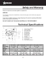 Предварительный просмотр 5 страницы Omcan MX-CN-0010-G Instruction Manual