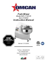 Omcan MX-IT-0025 Instruction Manual preview