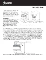 Preview for 9 page of Omcan MX-IT-0060-M Instruction Manual