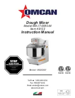 Omcan MX-IT-0080-M Instruction Manual preview